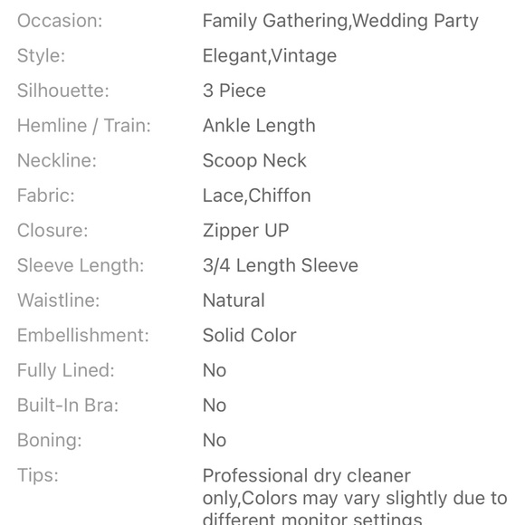 LanTing NWT sz 10 Grape 3 piece formal pantsuit vintage elegant lace top chiffon - Picture 6 of 7